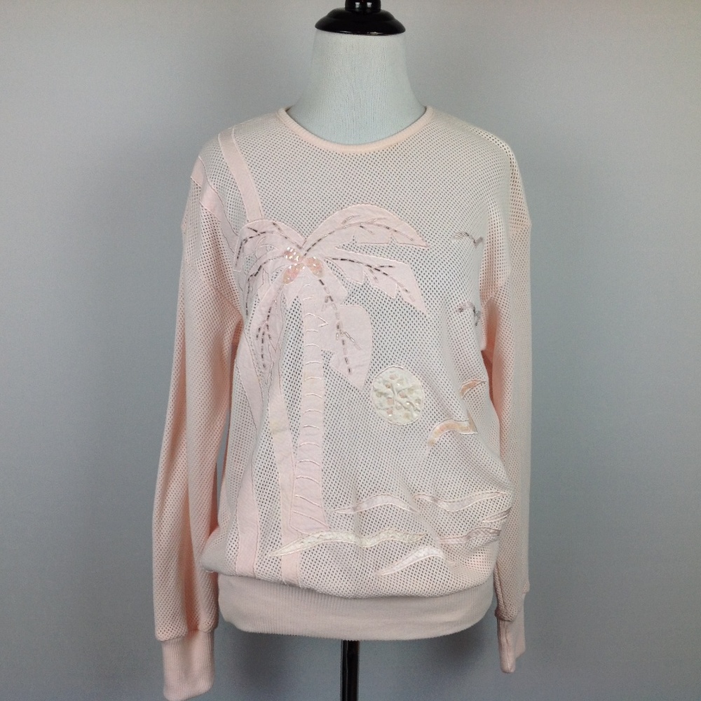 Vintage Stephanie Top Womens Small Embellished